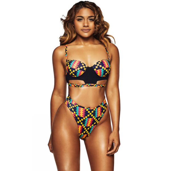 Tribal Print Swimsuit 2 Pieces Bikini