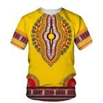 T-shirt homme décontracté à imprimé africain