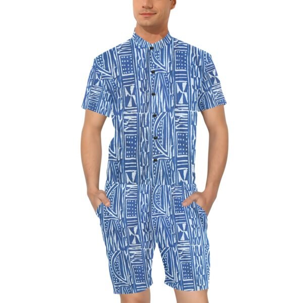 Men's Short Sleeve Jumpsuit (Sets 16)