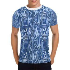 All-Over Print T-Shirt mit aufgesetzter Tasche für Männer (Modell T56)