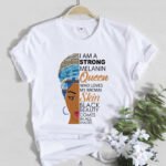 T-shirt Femme T Shirt Fashion Casual Cartoon Feminism Cartoon African Girl Print Ladies Short Sleeve T-shirt