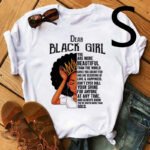 T-shirt à manches courtes imprimé African Black Girl Women