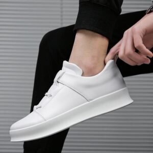 Frühling Neue Marke Männer Leder Loafers Slip On Casual Schuhe Herren Mokassins