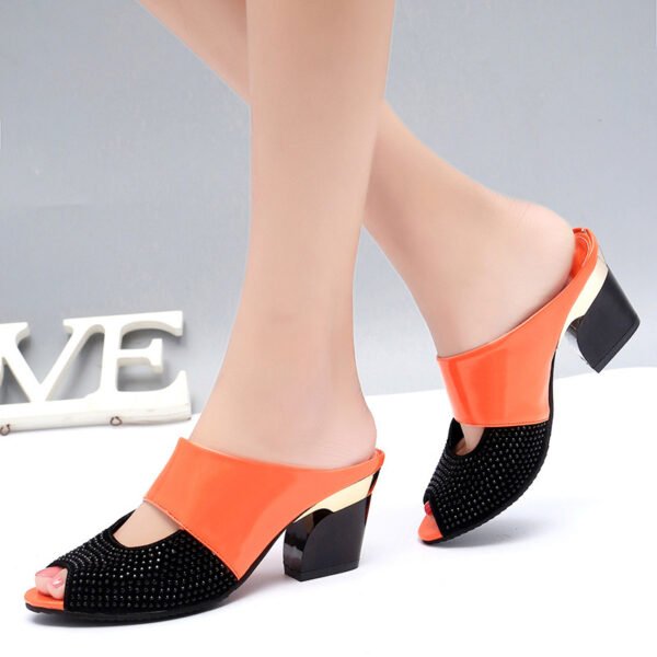 Sandals And Slippers Women's Summer High Heel Fish Mouth Sandals