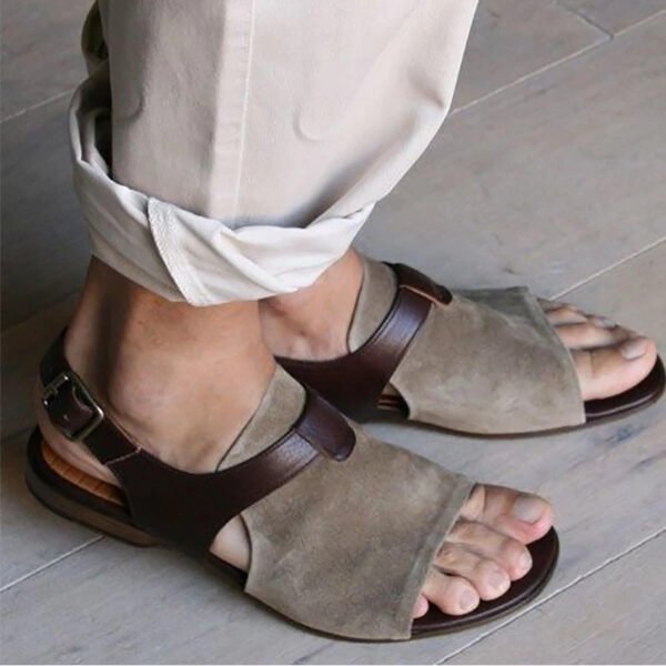 Flat Button-Down Sandals For Men Are In Style