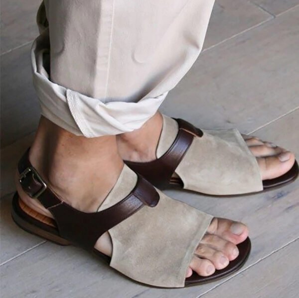 Flat Button-Down Sandals For Men Are In Style