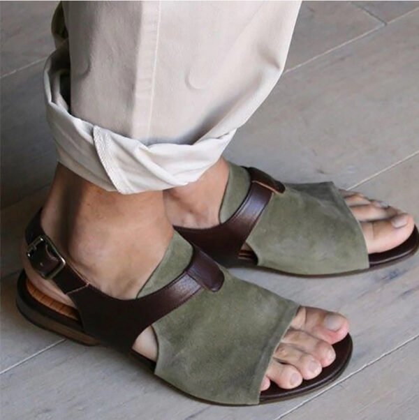 Flat Button-Down Sandals For Men Are In Style