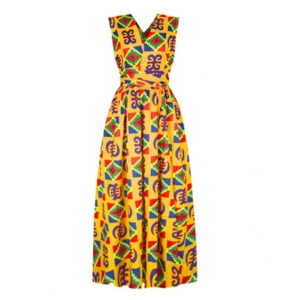 Robe sexy multi-portes DIY Style africain Fente jupe longue