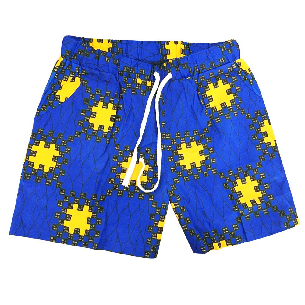 African Wax Cloth Summer Cool Ladies Shorts