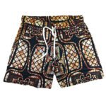 African Wax Cloth Summer Cool Ladies Shorts