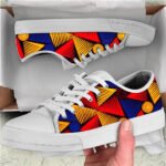 Summer Canvas Shoes With Low White Background