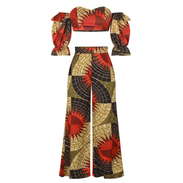 New Digital Print Women's African Fashion Set