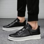 Frühling Neue Marke Männer Leder Loafers Slip On Casual Schuhe Herren Mokassins