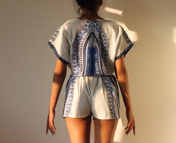 Women African Printing Suit